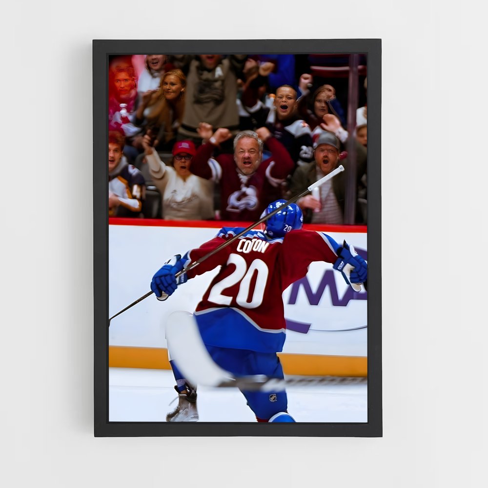 Poster Lancer Colorado – affiche Hockey sur glace (vue 2)